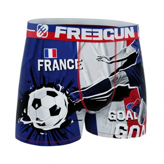 Bokser Heren Voetbal Frankrijk Allez les Bleus (Boksers) Freegun chez FrenchMarket