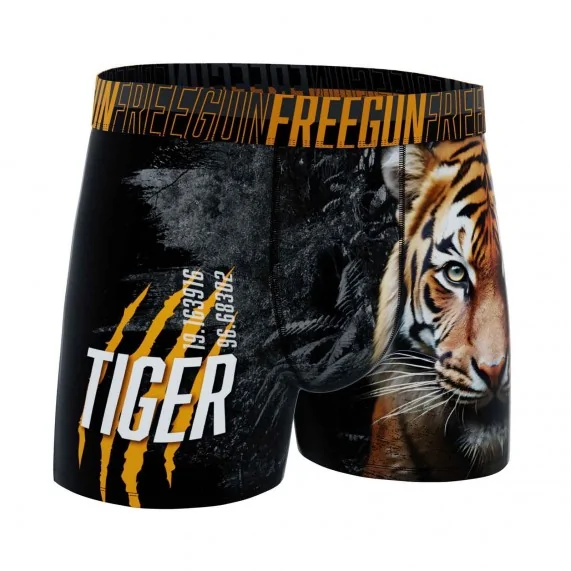 Boxer Homme Microfibre "Animaux Wild" (Boxers Homme) Freegun chez FrenchMarket