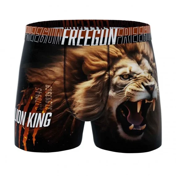 Wilde dieren" Microvezel Boxershorts voor mannen (Boksers) Freegun chez FrenchMarket