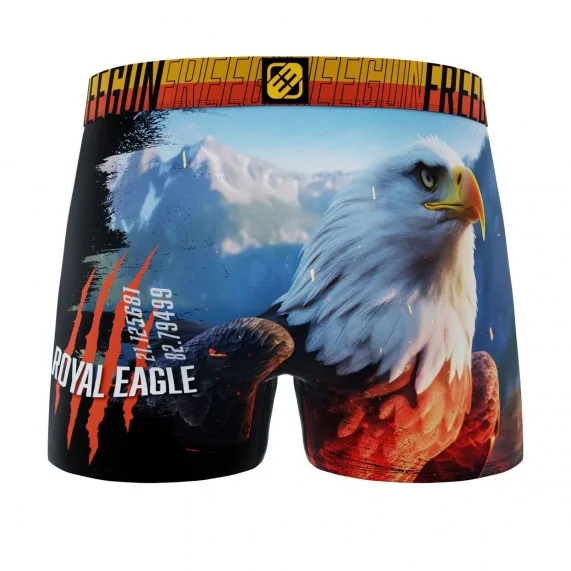 Calzoncillos bóxer de microfibra "Wild Animals" para hombre (Boxers) Freegun chez FrenchMarket