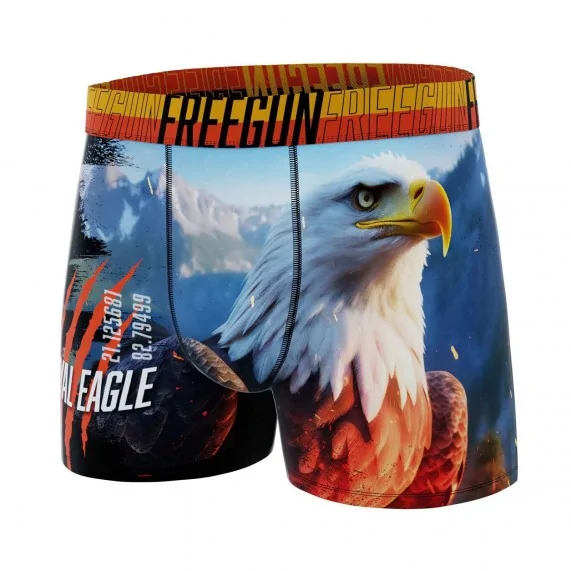 Wilde dieren" Microvezel Boxershorts voor mannen (Boksers) Freegun chez FrenchMarket