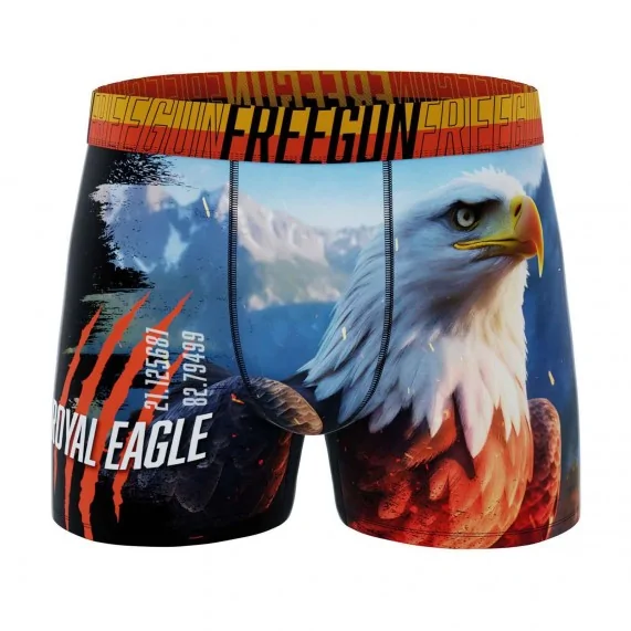 Boxer Homme Microfibre "Animaux Wild" (Boxers Homme) Freegun chez FrenchMarket