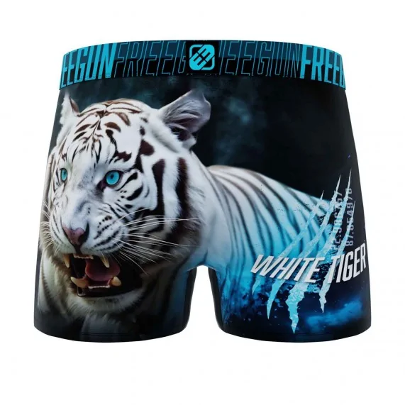 Men's "Wild Animals" Microfiber Boxer Briefs (Boxers) Freegun on FrenchMarket