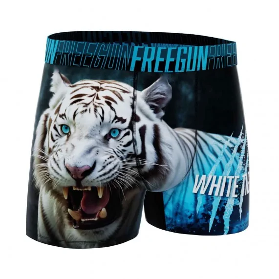 Men's "Wild Animals" Microfiber Boxer Briefs (Boxers) Freegun on FrenchMarket