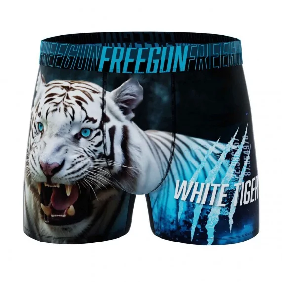 Men's "Wild Animals" Microfiber Boxer Briefs (Boxers) Freegun on FrenchMarket