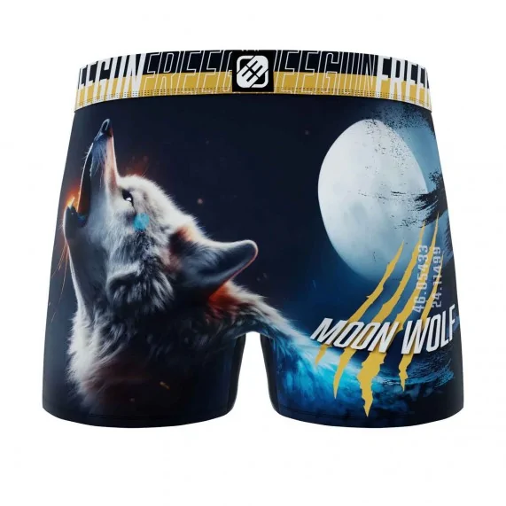 Boxer in microfibra "Wild Animals" per uomo (Boxer) Freegun chez FrenchMarket