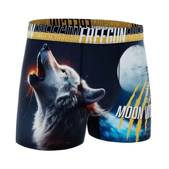 Men's "Wild Animals" Microfiber Boxer Briefs (Boxers) Freegun on FrenchMarket