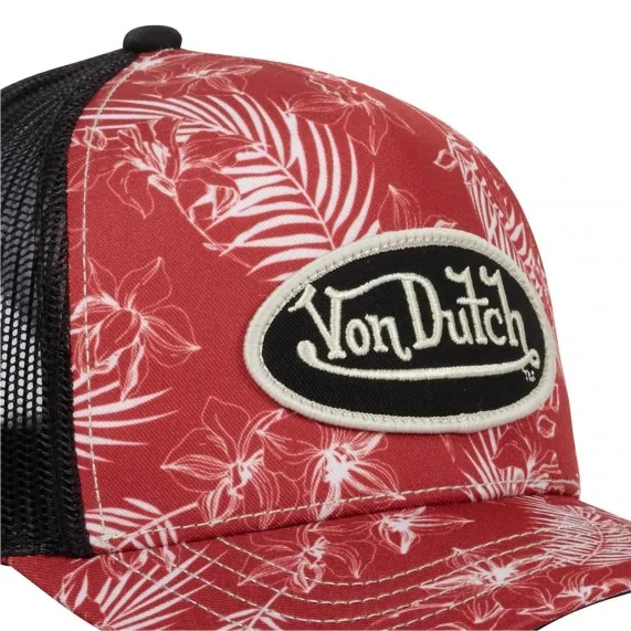 Cappello Trucker Flowers (Cappellino) Von Dutch chez FrenchMarket