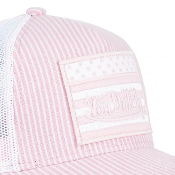 Casquette Trucker "USA Flag Stripe" (Casquettes) Von Dutch chez FrenchMarket