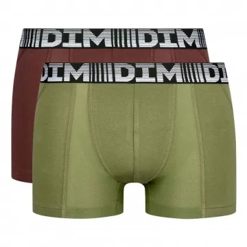 Set van 2 herenboxershorts in 3D katoen Flex Air (Herenboxershorts) Dim chez FrenchMarket