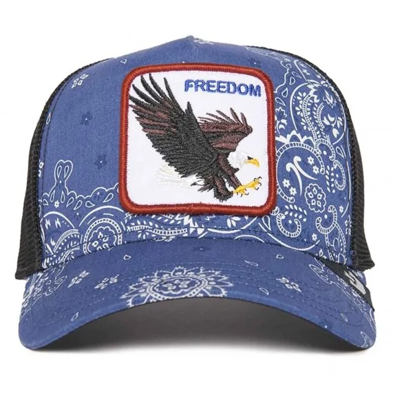 A la W en una D "Libertad" Paisley Trucker Cap (Gorras) Goorin Bros chez FrenchMarket