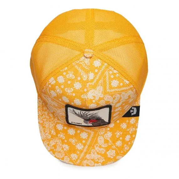 Cappello trucker "Punk" Arco di vernice spray Paisley (Cappellino) Goorin Bros chez FrenchMarket