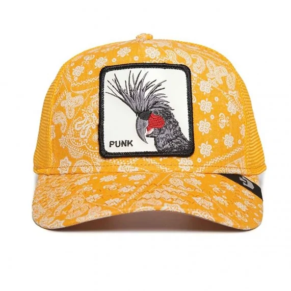 Cappello trucker "Punk" Arco di vernice spray Paisley (Cappellino) Goorin Bros chez FrenchMarket