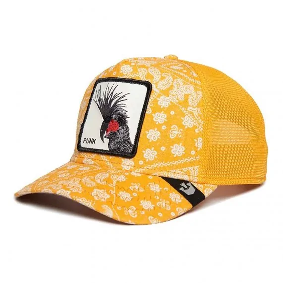 Cappello trucker "Punk" Arco di vernice spray Paisley (Cappellino) Goorin Bros chez FrenchMarket