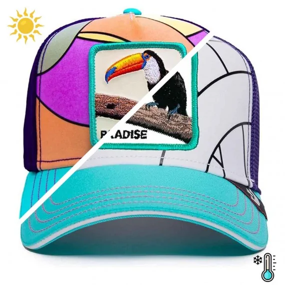 Gorra Trucker "PARADISE" "Two More Tickets" de Heat Wave (Gorras) Goorin Bros chez FrenchMarket