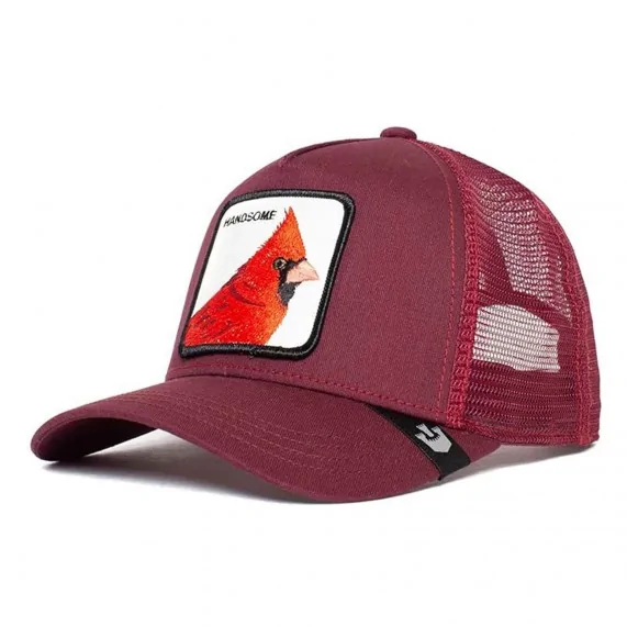 Cardinal Trucker Cap Red "Handsome (Caps) Goorin Bros on FrenchMarket