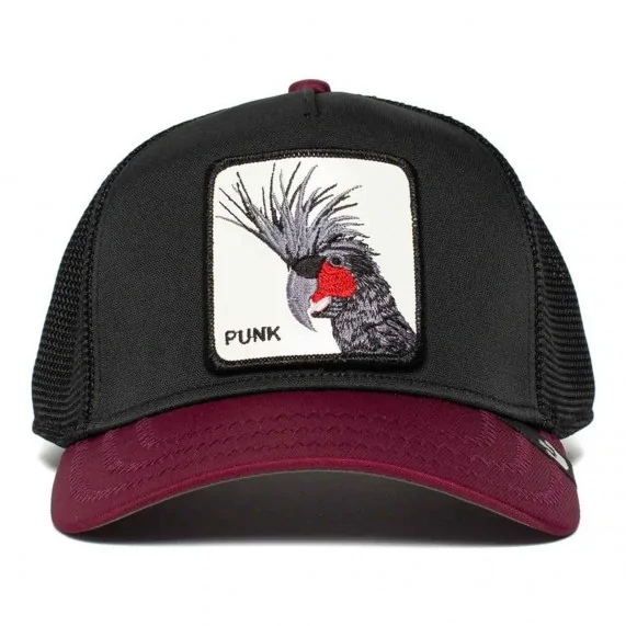 Sqwauk Cockatoo Punk Trucker Cap (Gorras) Goorin Bros chez FrenchMarket