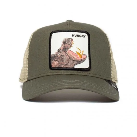 Cappello Trucker Hippo Hooray "HUNGRY (Cappellino) Goorin Bros chez FrenchMarket