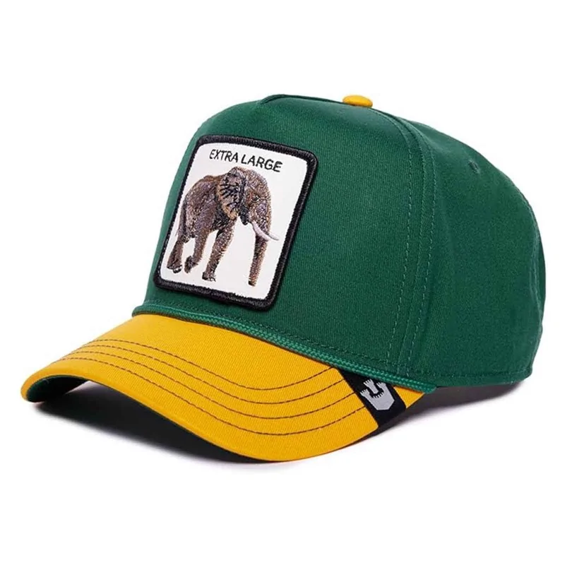 Goorin Animal Farm Trucker Baseball Snapback Hat Cap Extra Large selling Elephant Brown