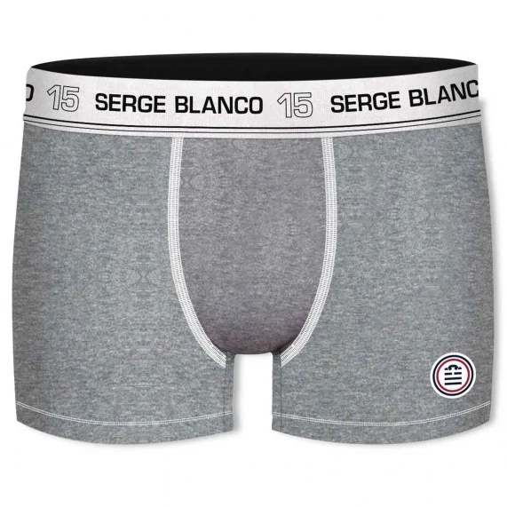 Lot de 5 Boxers Homme en Coton (Lot boxers Homme) Serge Blanco chez FrenchMarket