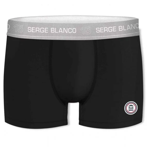 4er-Pack Herren-Boxershorts aus Baumwolle "Hype" (Boxershorts für Männer) Serge Blanco auf FrenchMarket