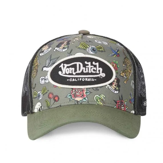 Cappello Trucker Tatoo (Cappellino) Von Dutch chez FrenchMarket