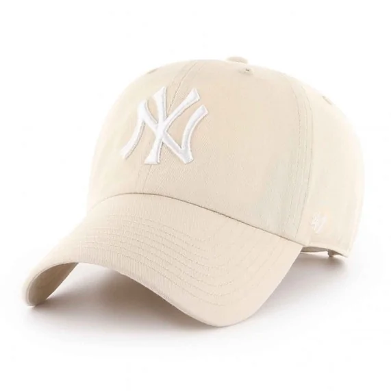 Casquette MLB New York Yankees "Clean Up" Natural (Casquettes) '47 Brand chez FrenchMarket