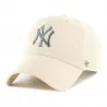 MLB New York Yankees Natural "Clean Up" Cap (Kappen) '47 Brand auf FrenchMarket