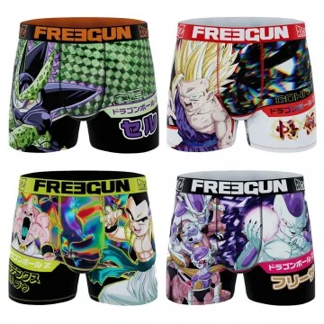 Set de 4 calzoncillos Dragon Ball Z Boy (Calzoncillos de niño) Freegun chez FrenchMarket