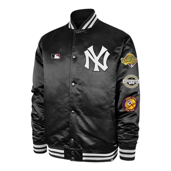 Veste Bomber MLB New York Yankees "Dalston Multi Patch" (Bomber) '47 Brand chez FrenchMarket