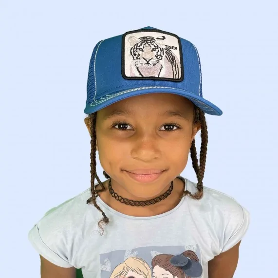 Cappellino bambino Trucker TIGER - White Tiger (Tappi) Goorin Bros chez FrenchMarket