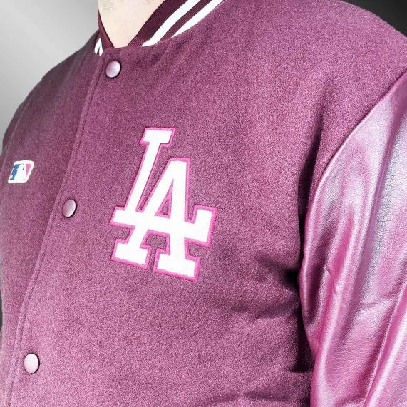 MLB Los Angeles Dodgers - Giacca Varsity "Core Hoxton Pop Liner (Teddy - Giacca Varsity) '47 Brand chez FrenchMarket