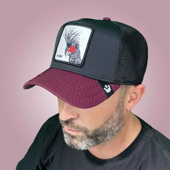 Casquette Trucker Sqwauk Cacatoès "Punk" (Casquettes) Goorin Bros chez FrenchMarket