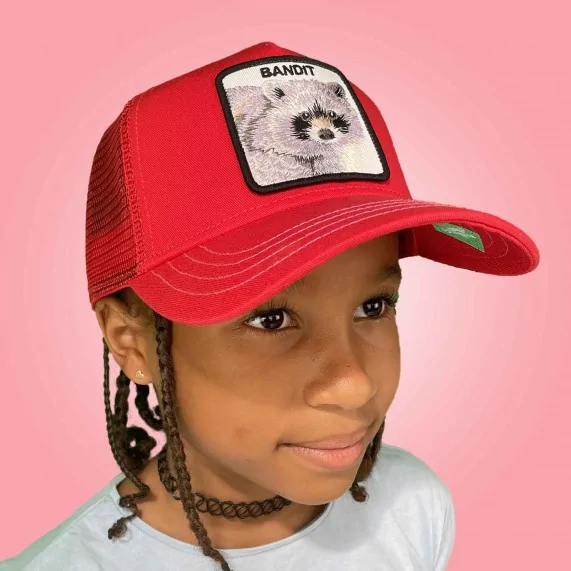 Gorra para Niño Trucker BANDIT - Raccoon (Gorras) Goorin Bros chez FrenchMarket