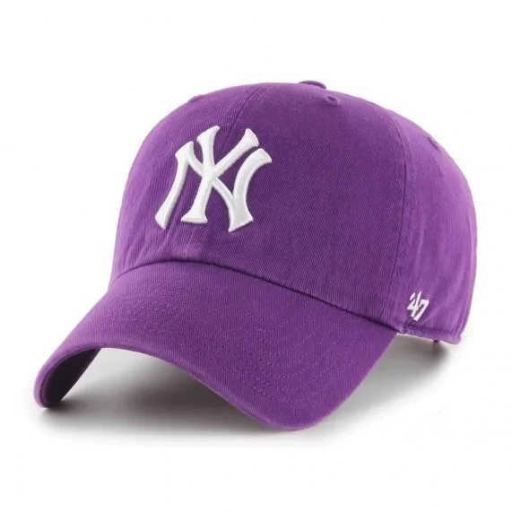 Cappellino MLB New York Yankees "Clean Up" viola (Cappellino) '47 Brand chez FrenchMarket