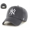 Cappello MLB New York Yankees "Clean Up" Grigio (Cappellino) '47 Brand chez FrenchMarket