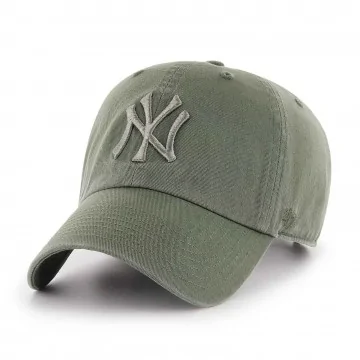 Cappello MLB New York Yankees "Clean Up" Verde (Cappellino) '47 Brand chez FrenchMarket