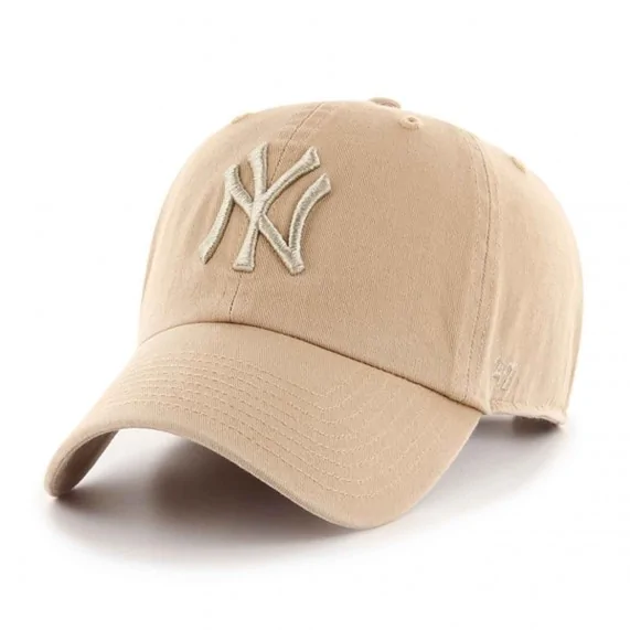 Cappello MLB New York Yankees "Clean Up" Beige (Cappellino) '47 Brand chez FrenchMarket