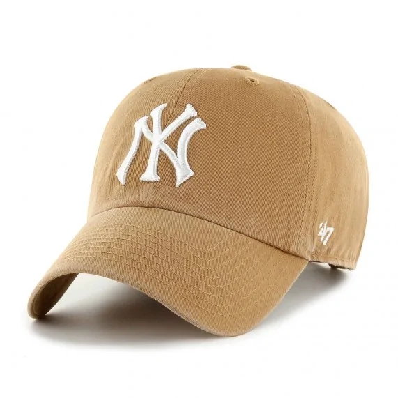 Cappello in cammello MLB New York Yankees "Clean Up (Cappellino) '47 Brand chez FrenchMarket