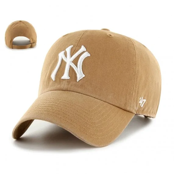 MLB New York Yankees "Clean Up" Cap Camel (Cap) '47 Brand auf FrenchMarket