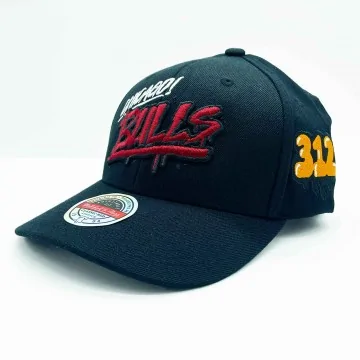 Cappellino Chicago Bulls HWC "Slap Sticker Classic" NBA (Cappellino) Mitchell & Ness chez FrenchMarket