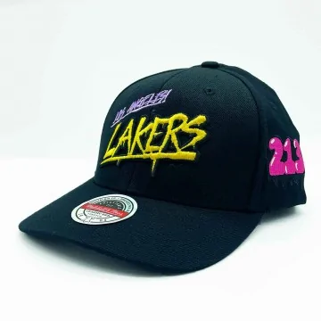 Cappellino NBA Los Angeles Lakers HWC "Slap Sticker Classic (Cappellino) Mitchell & Ness chez FrenchMarket