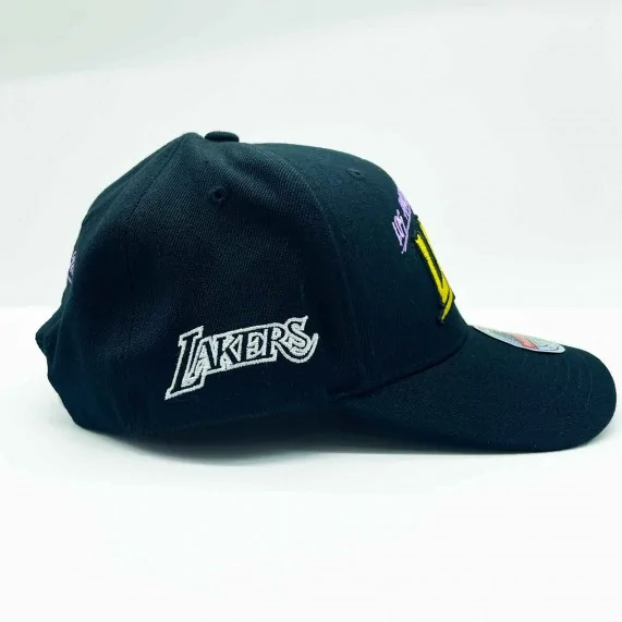 NBA Los Angeles Lakers HWC "Slap Sticker Classic" Kappe (Cap) Mitchell & Ness auf FrenchMarket