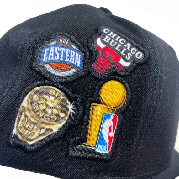 Gorra NBA "Rings Snapback" de los Chicago Bulls (Gorras) Mitchell & Ness chez FrenchMarket