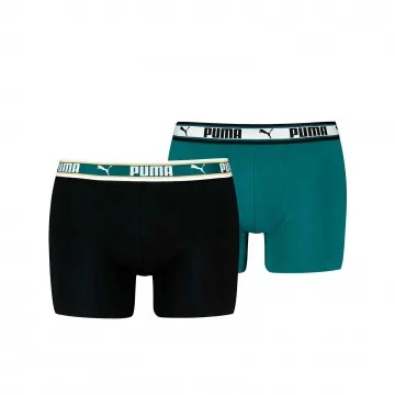 Set van 2 herenboxershorts katoen "Dual Logo (Herenboxershorts) PUMA chez FrenchMarket