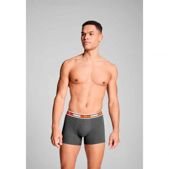 Confezione da 2 boxer da uomo in cotone con doppio logo (Boxer da uomo) PUMA chez FrenchMarket