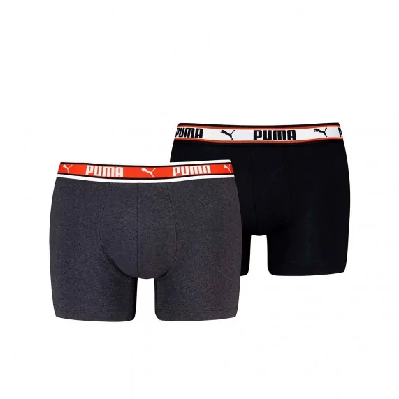 Confezione da 2 boxer da uomo in cotone con doppio logo (Boxer da uomo) PUMA chez FrenchMarket