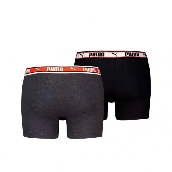 Confezione da 2 boxer da uomo in cotone con doppio logo (Boxer da uomo) PUMA chez FrenchMarket