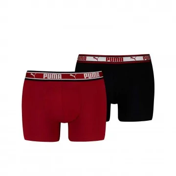 Set van 2 herenboxershorts katoen "Dual Logo (Herenboxershorts) PUMA chez FrenchMarket