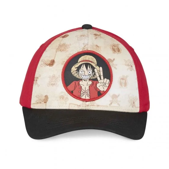 One Piece "Luffy" Baseball-Cap für Kinder (Kappen) Freegun auf FrenchMarket